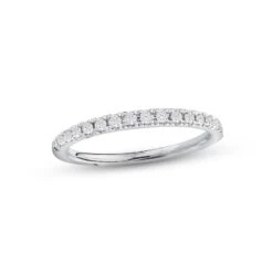 Previously Owned Diamond Band 1/4 Ct Tw Round-cut 10K White Gold