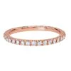 Previously Owned Diamond Wedding Band 1/4 Ct Tw 10K Rose Gold