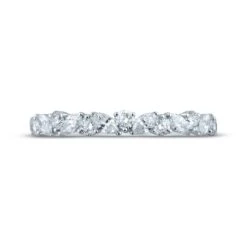 Previously Owned Monique Lhuillier Bliss Diamond Wedding Band 1/2 Ct Tw Marquise & Round-cut 18K White Gold 7 Previously Owned Monique Lhuillier Bliss Diamond Wedding Band 1/2 Ct Tw Marquise & Round-cut 18K White Gold -Vrai shop V 885670707 3 800