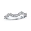 Previously Owned Neil Lane Wedding Band 1/8 Ct Tw Round-cut Diamonds 14K White Gold - Size 4