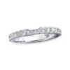 Previously Owned Neil Lane Wedding Band 1/2 Ct Tw Round-cut Diamonds 14K White Gold - Size 8.5
