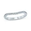 Previously Owned Monique Lhuillier Bliss Diamond Contour Anniversary Band 1/4 Ct Tw Round-cut 18K White Gold