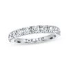 Previously Owned THE LEO Diamond Wedding Band 1 Ct Tw Round-cut 14K White Gold