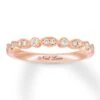 Neil Lane Bridal Wedding Band 1/5 Ct Tw Diamonds 14K Rose Gold