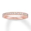 Neil Lane Bridal Wedding Band 1/3 Ct Tw Diamonds 14K Rose Gold