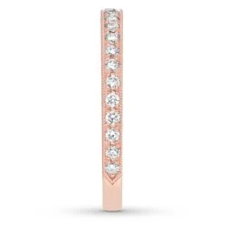 Neil Lane Bridal Wedding Band 1/3 Ct Tw Diamonds 14K Rose Gold -Vrai shop V 940412721 2 800