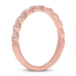 Neil Lane Diamond Wedding Band 1/5 Ct Tw 14K Rose Gold -Vrai shop V 940456522 2 800